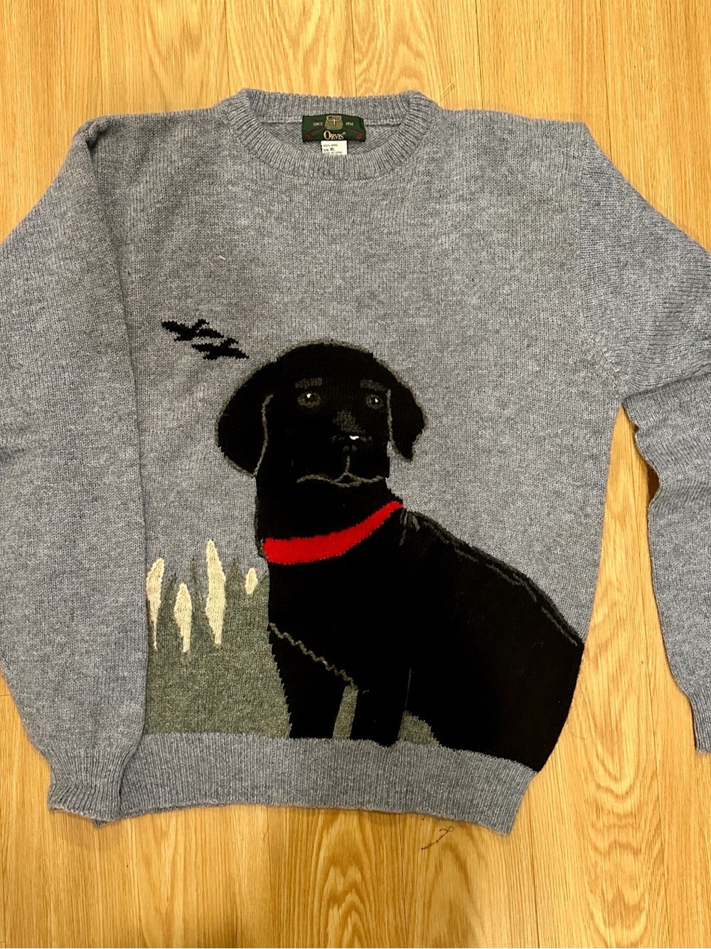 Vintage Orvis Wool Dog Sweater XL